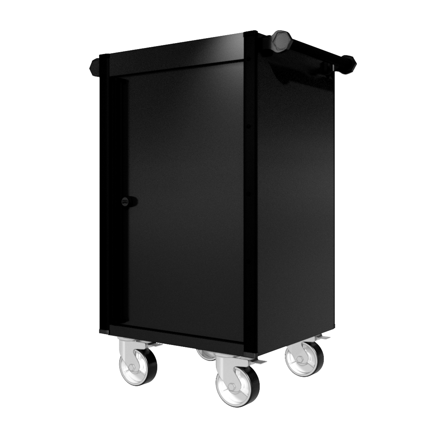 22 Series - Locker - Black Handles - Traditional Casters