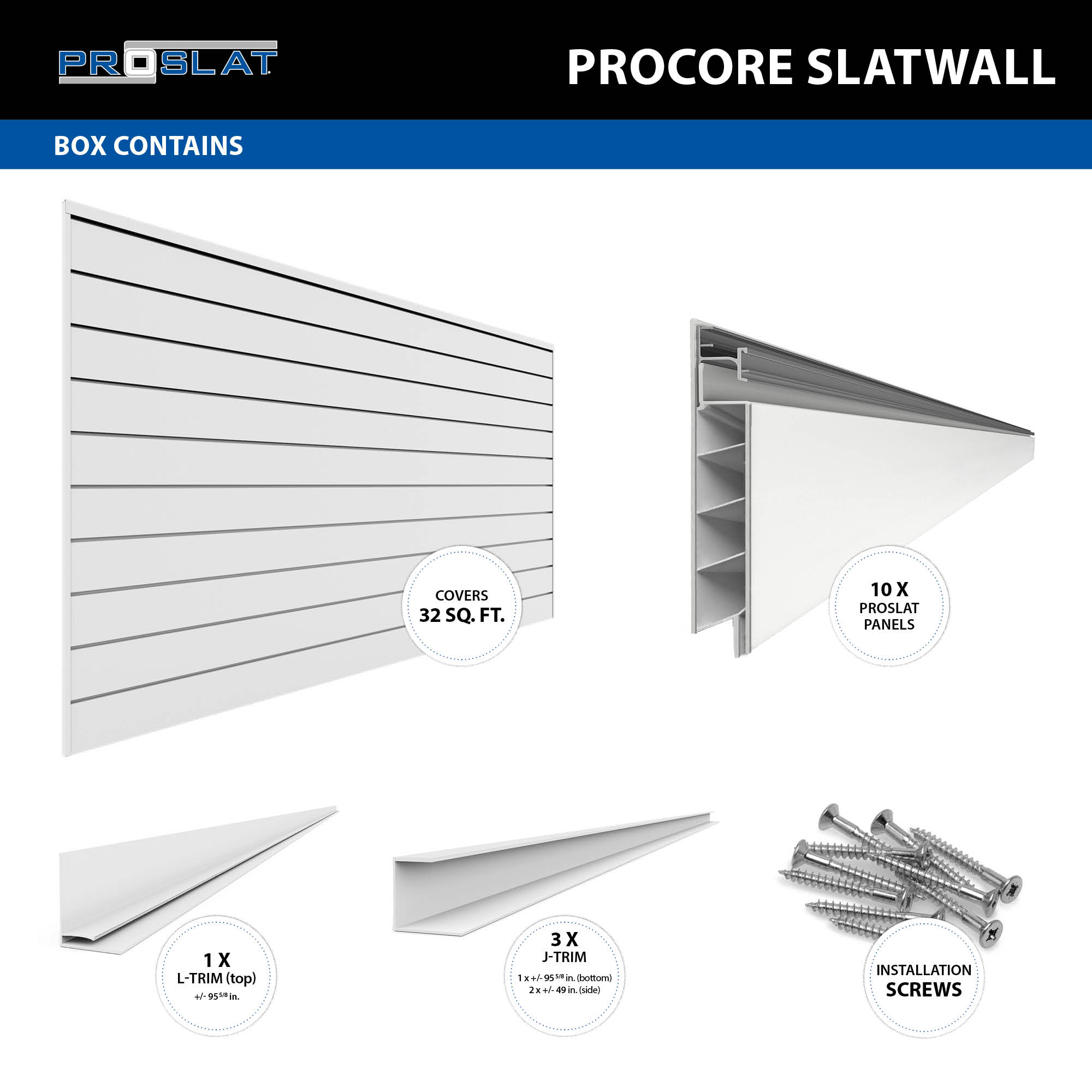 PROCORE Slatwall Mini Bundle