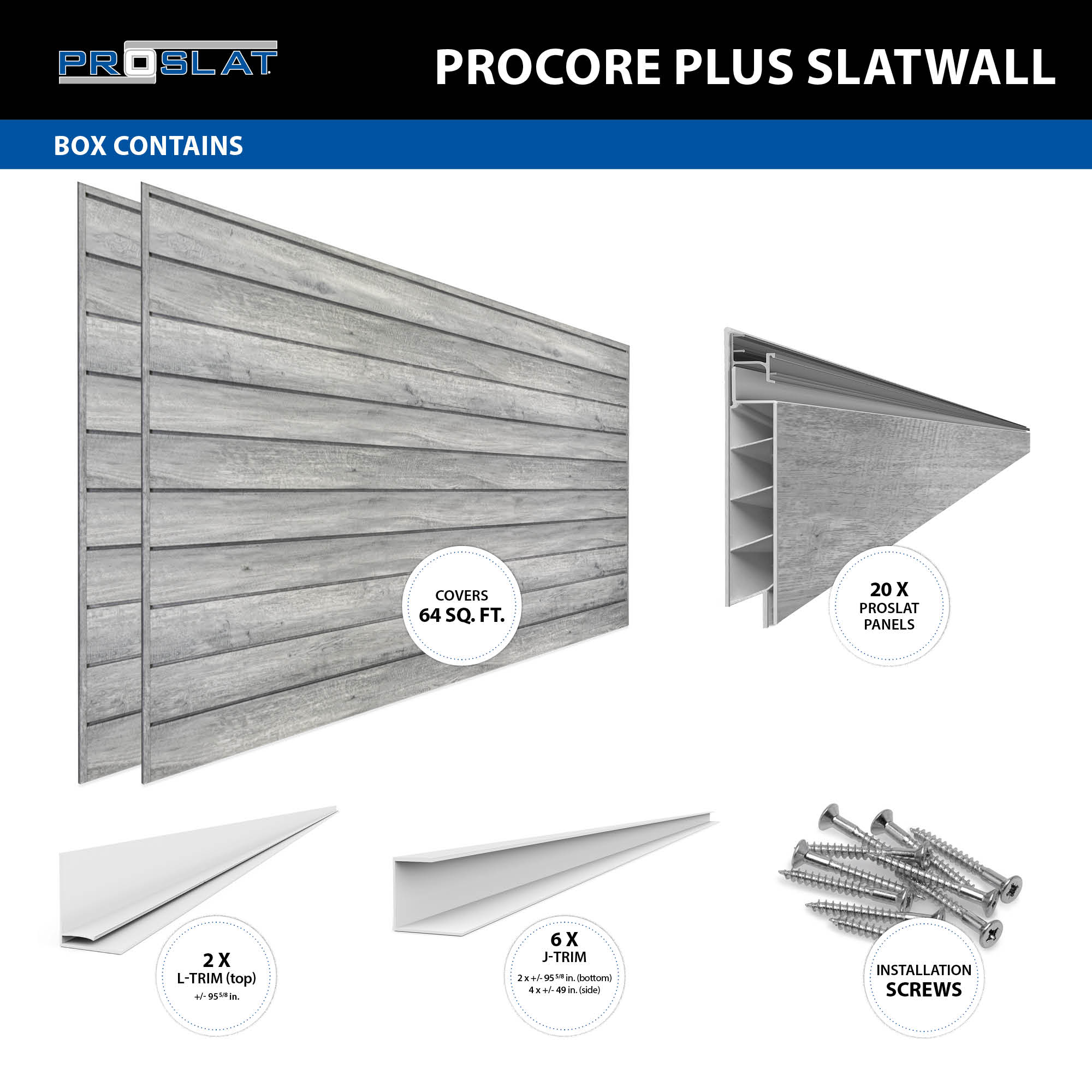 PROCORE PLUS Slatwall Ultimate Bundle