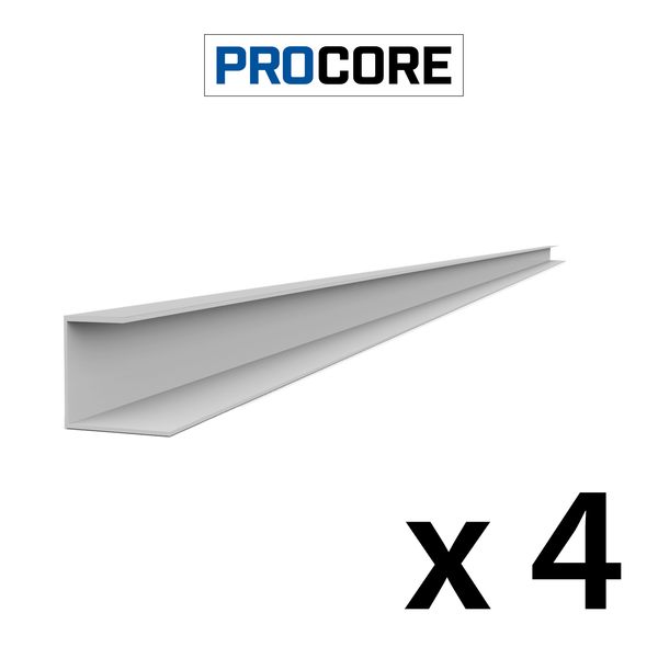 8 ft. PROCORE PVC Side Trim Pack – Gray