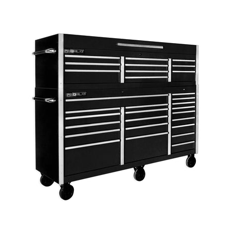 MCS 72.5 in. Rolling tool chest combo - Black