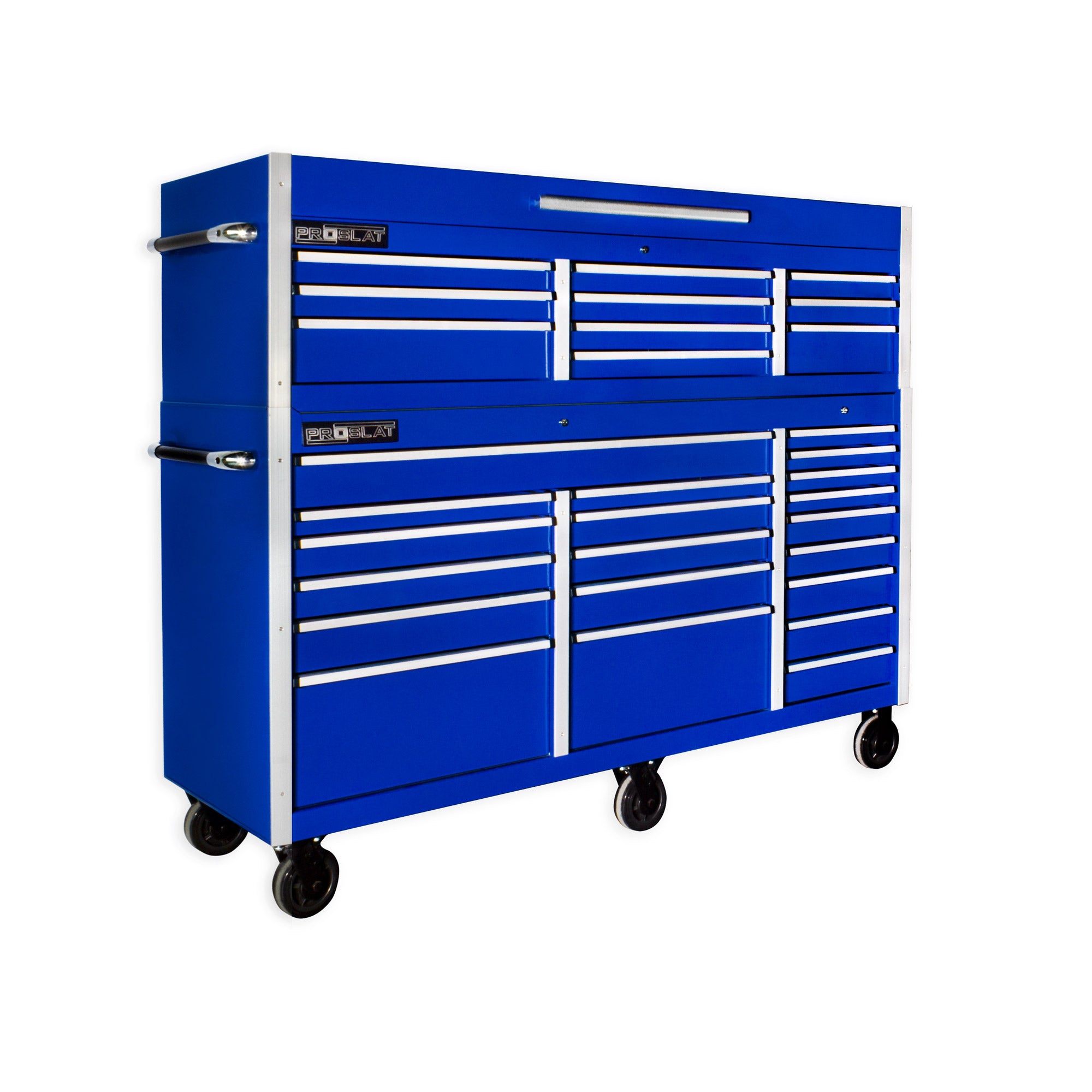 MCS 72.5 in. Rolling tool chest combo - Blue – Proslat US