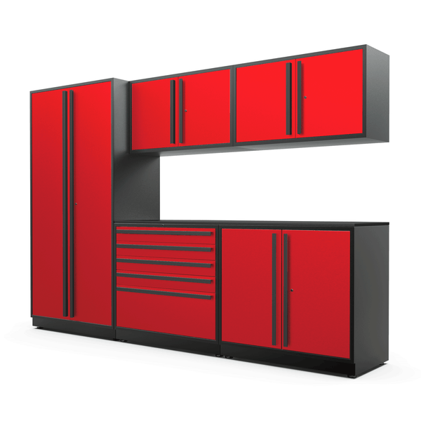 FusionPlus 10 ft set – MAX – Red with Powder Coated Top