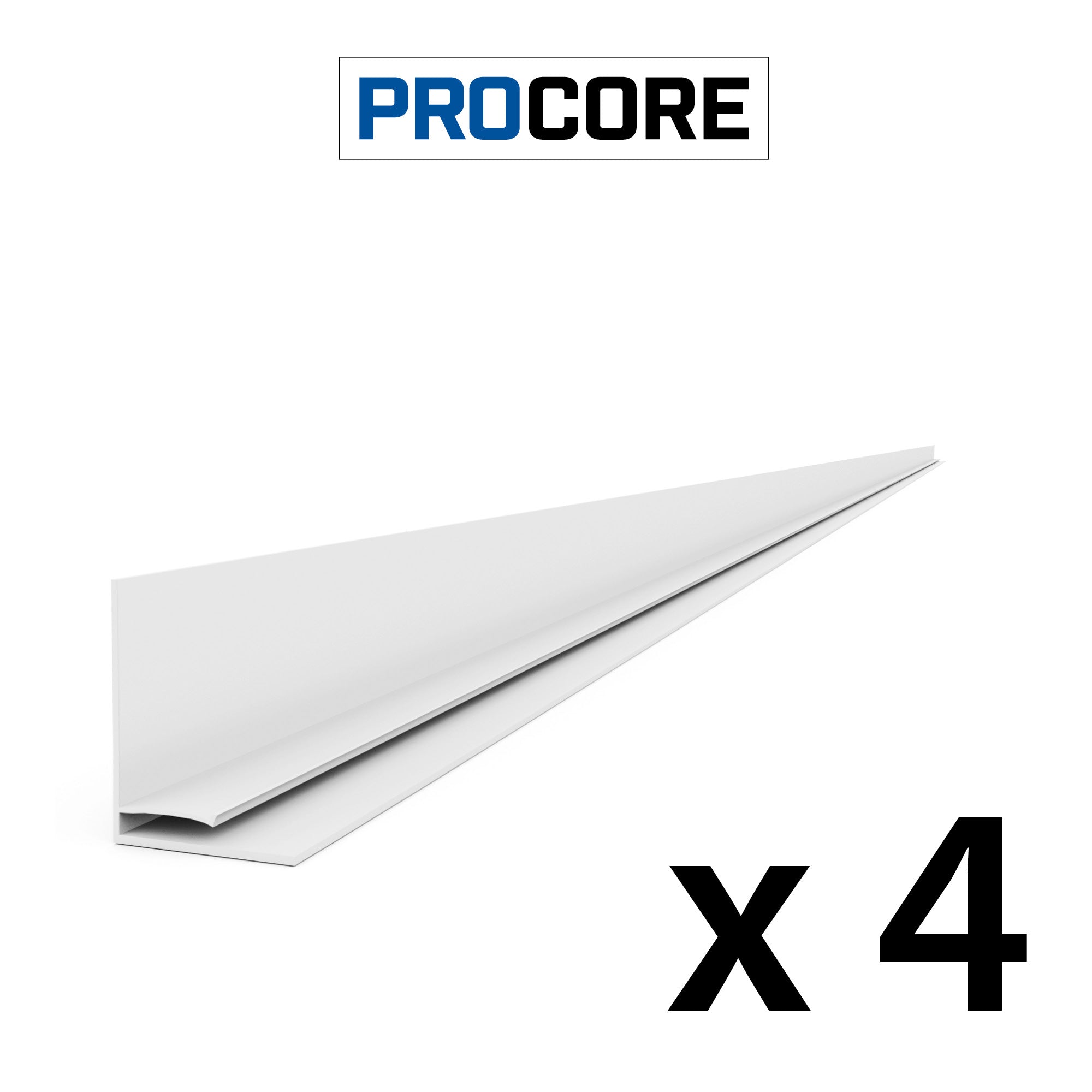 PROCORE PVC Top Trim Pack – White
