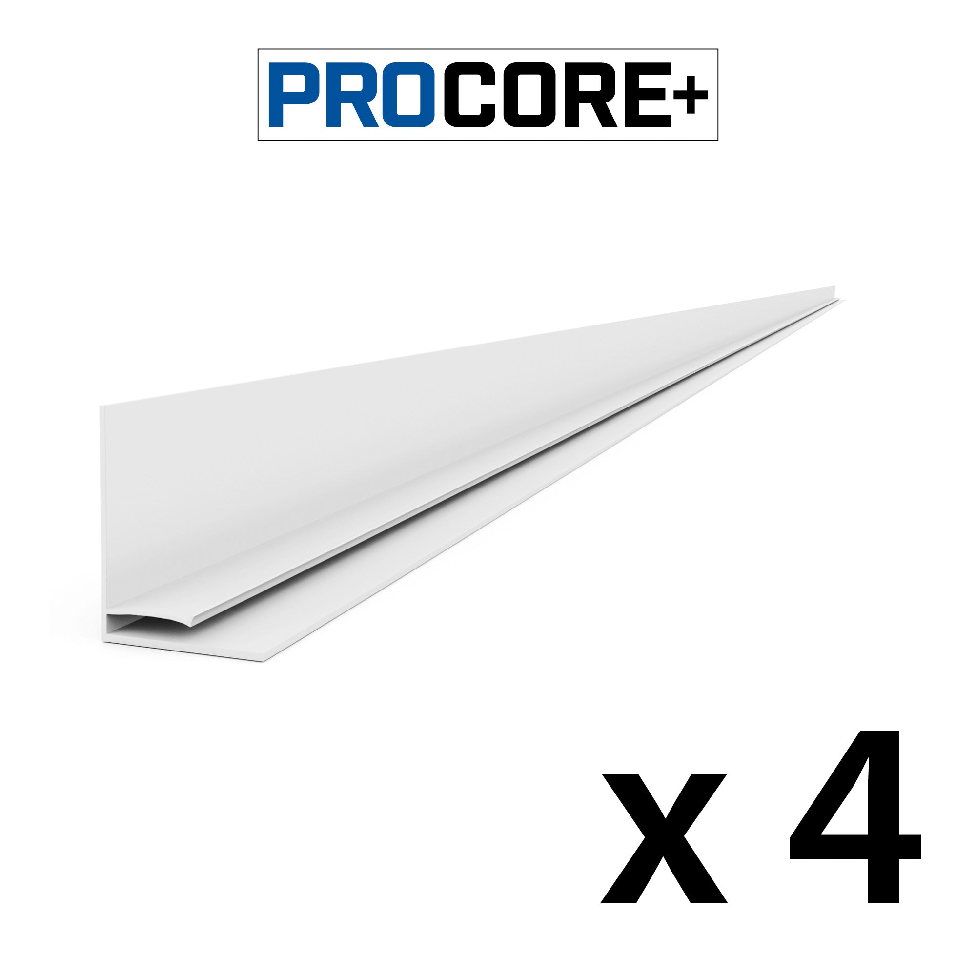 8 ft. PROCORE+ Black carbon fiber  PVC Top Trim Pack